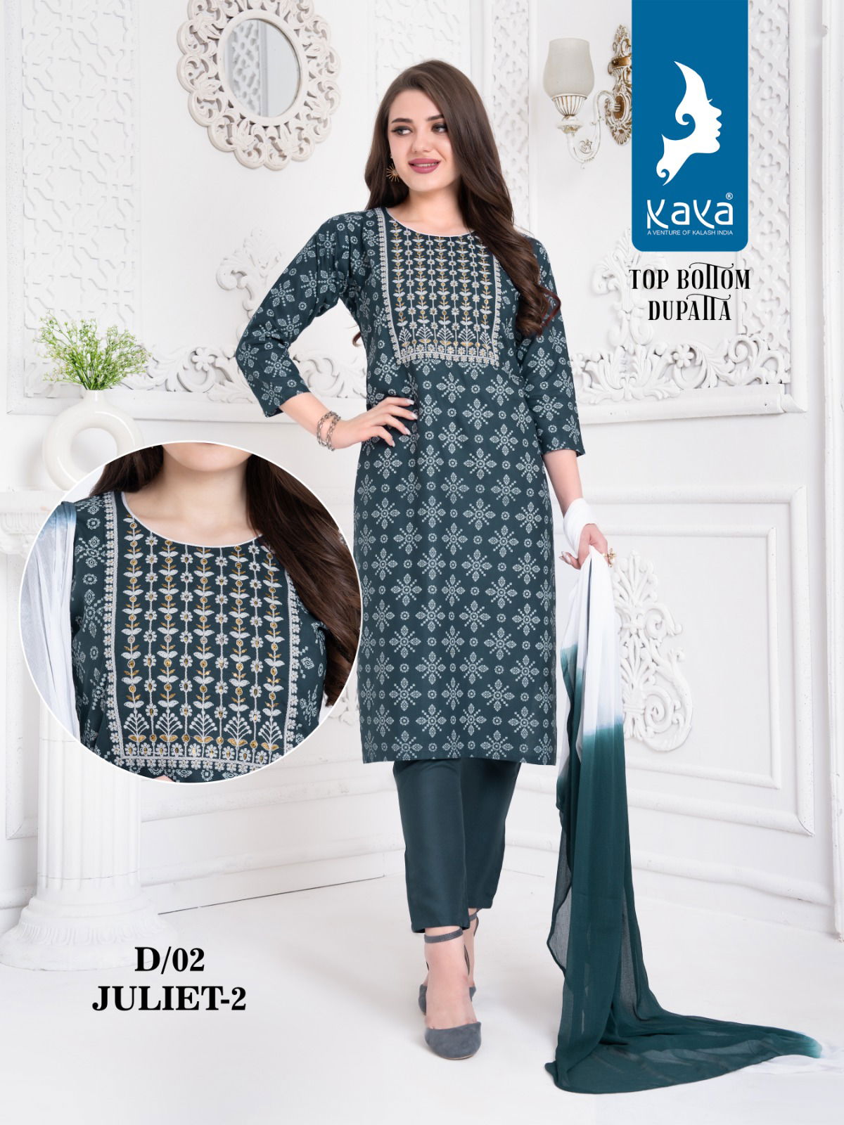 Kaya Juliet Vol 2 Printed Readymade Suits Catalog
